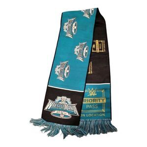 WWE WrestleMania 40 Woven Scarf Eagles Themed On Location Exclusive